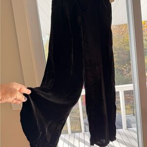 Anthropologie Midnight Velvet Straight Leg Pants